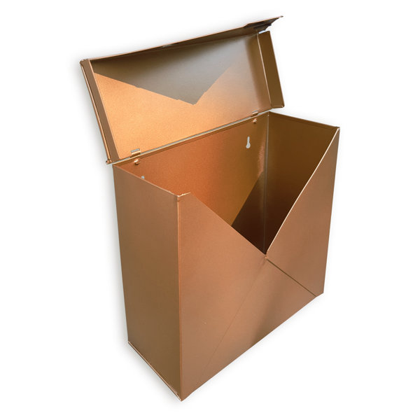 NACH Chicago Industrial Style Wall Mounted Mailbox & Reviews Wayfair